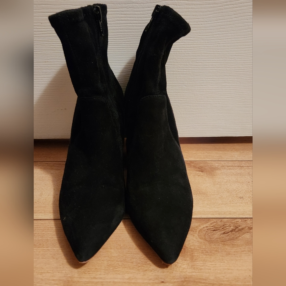Maguire Heeled Suede Ankle Boot